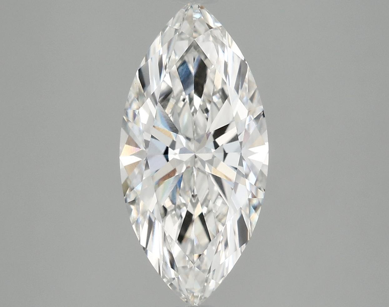 2.5 Carat Marquise Shaped Excellent Cut VVS2 IGI Certified Lab Grown Diamond