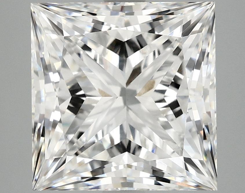 5.07 Carat Princess Shaped Ideal Cut VVS2 IGI Certified Lab Grown Diamond