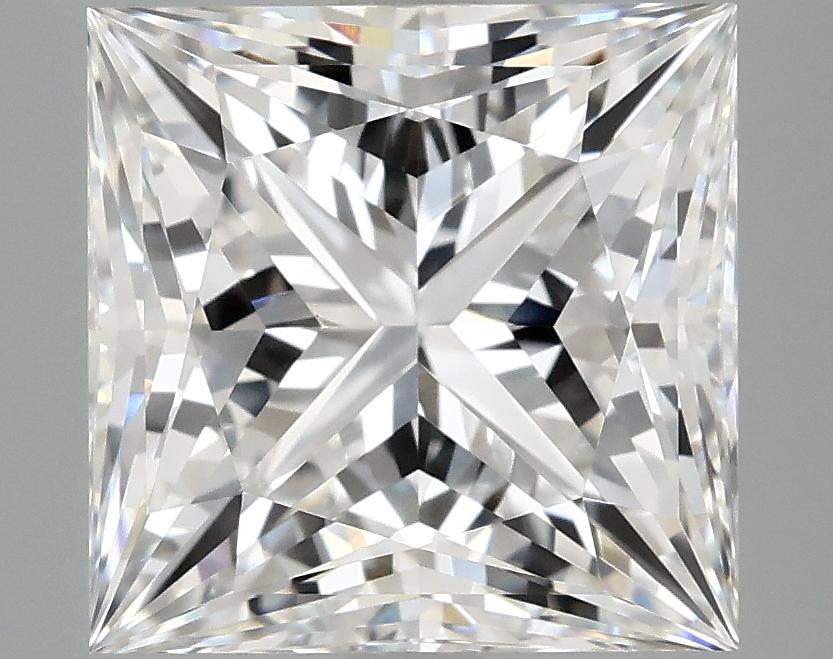 4.85 Carat Princess Shaped Ideal Cut VVS2 IGI Certified Lab Grown Diamond