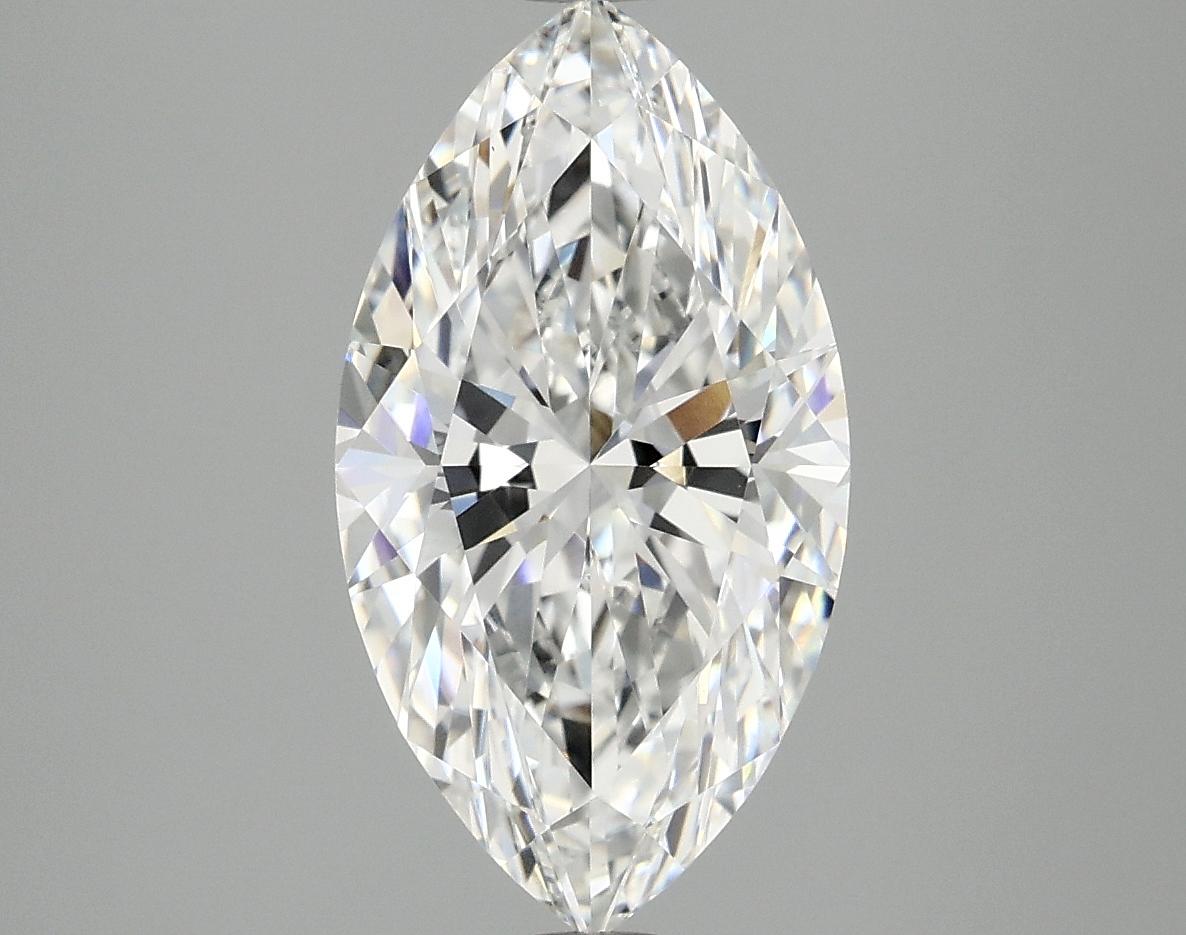 3.08 Carat Marquise Shaped Excellent Cut VVS2 IGI Certified Lab Grown Diamond