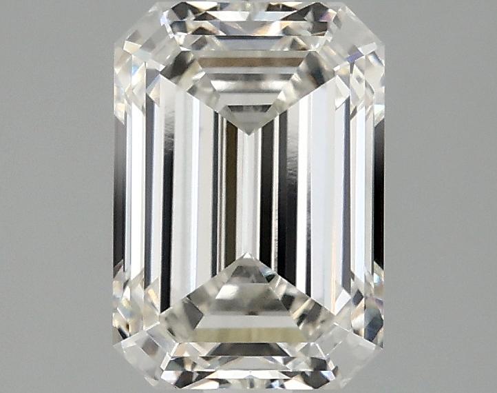 2.07 Carat Emerald Shaped Ideal Cut VVS2 IGI Certified Lab Grown Diamond