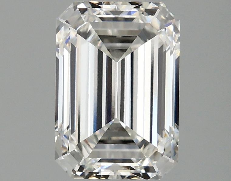 2.05 Carat Emerald Shaped Ideal Cut VVS2 IGI Certified Lab Grown Diamond