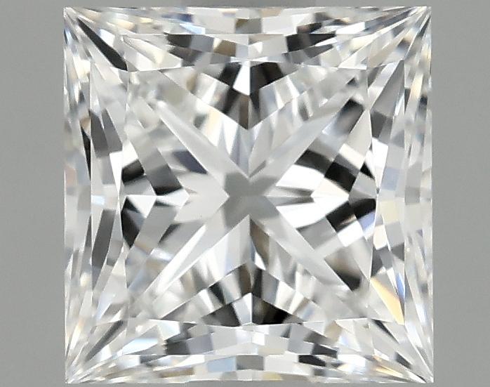 1.08 Carat Princess Shaped Ideal Cut VVS2 IGI Certified Lab Grown Diamond