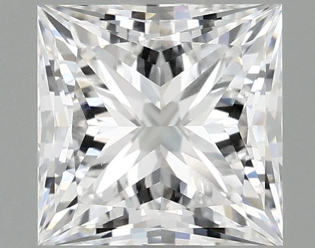 1.04 Carat Princess Shaped Ideal Cut VVS2 IGI Certified Lab Grown Diamond