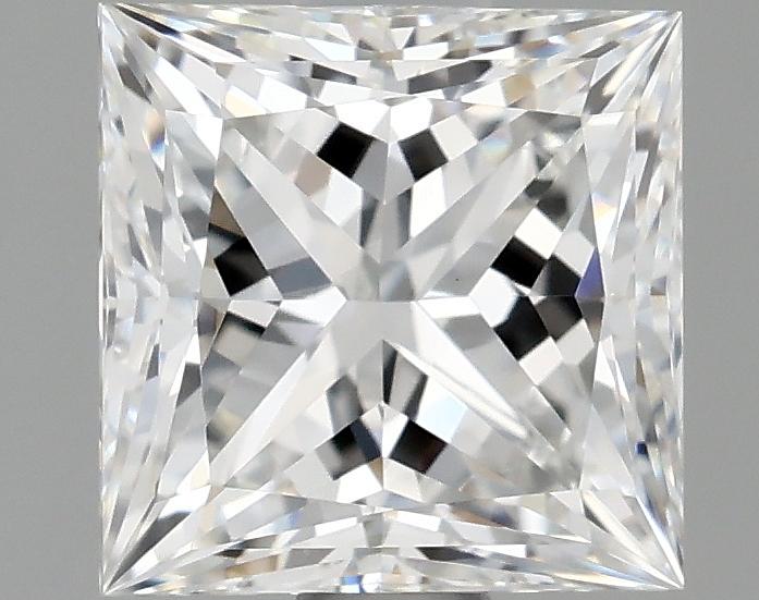 1.09 Carat Princess Shaped Ideal Cut VVS2 IGI Certified Lab Grown Diamond