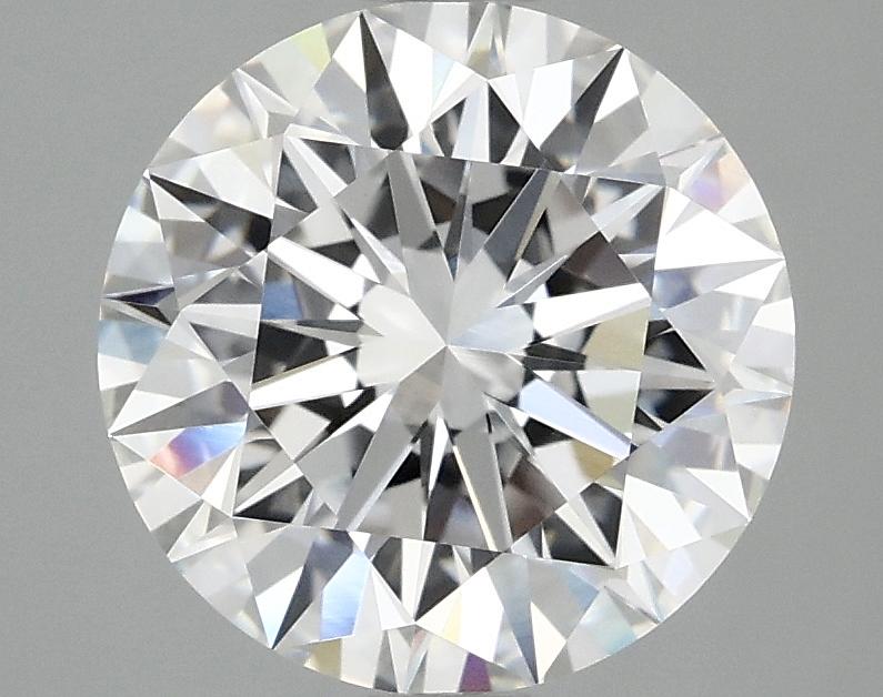3.08 Carat Round Shaped Ideal Cut VVS2 IGI Certified Lab Grown Diamond