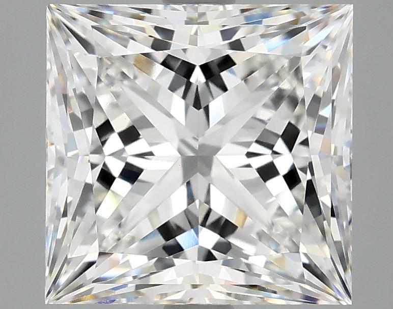 4.13 Carat Princess Shaped Ideal Cut VVS2 IGI Certified Lab Grown Diamond