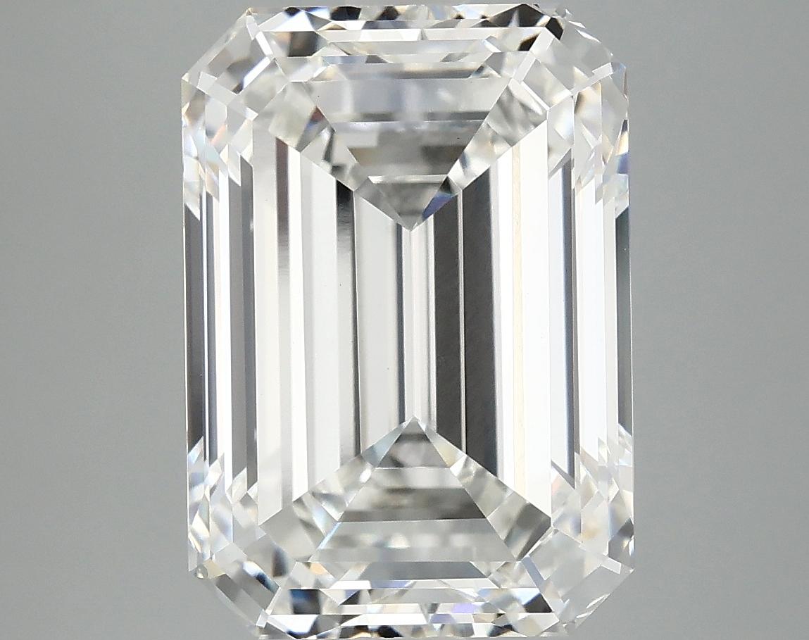 7.64 Carat Emerald Shaped Ideal Cut VVS2 IGI Certified Lab Grown Diamond
