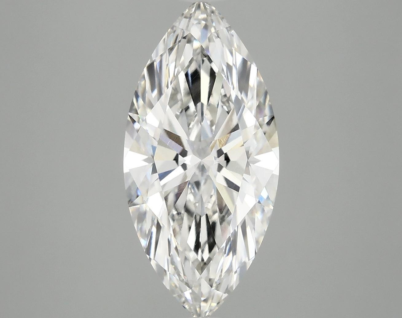 3.1 Carat Marquise Shaped Excellent Cut VVS2 IGI Certified Lab Grown Diamond