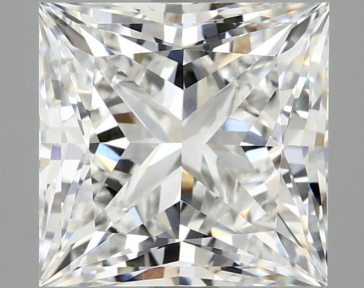 4.03 Carat Princess Shaped Ideal Cut VVS2 IGI Certified Lab Grown Diamond