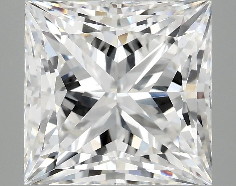 5.07 Carat Princess Shaped Ideal Cut VVS2 IGI Certified Lab Grown Diamond