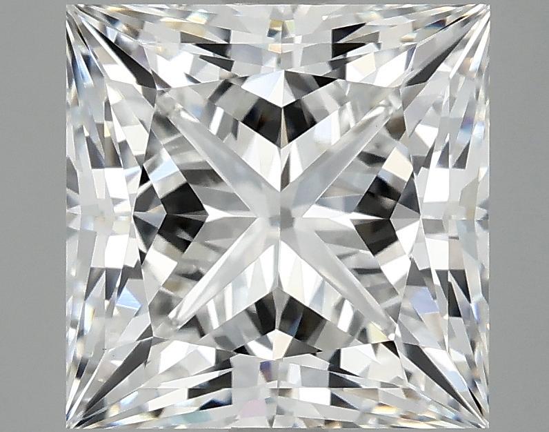 4.83 Carat Princess Shaped Ideal Cut VVS2 IGI Certified Lab Grown Diamond