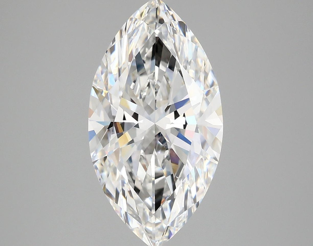 3.03 Carat Marquise Shaped Excellent Cut VVS2 IGI Certified Lab Grown Diamond