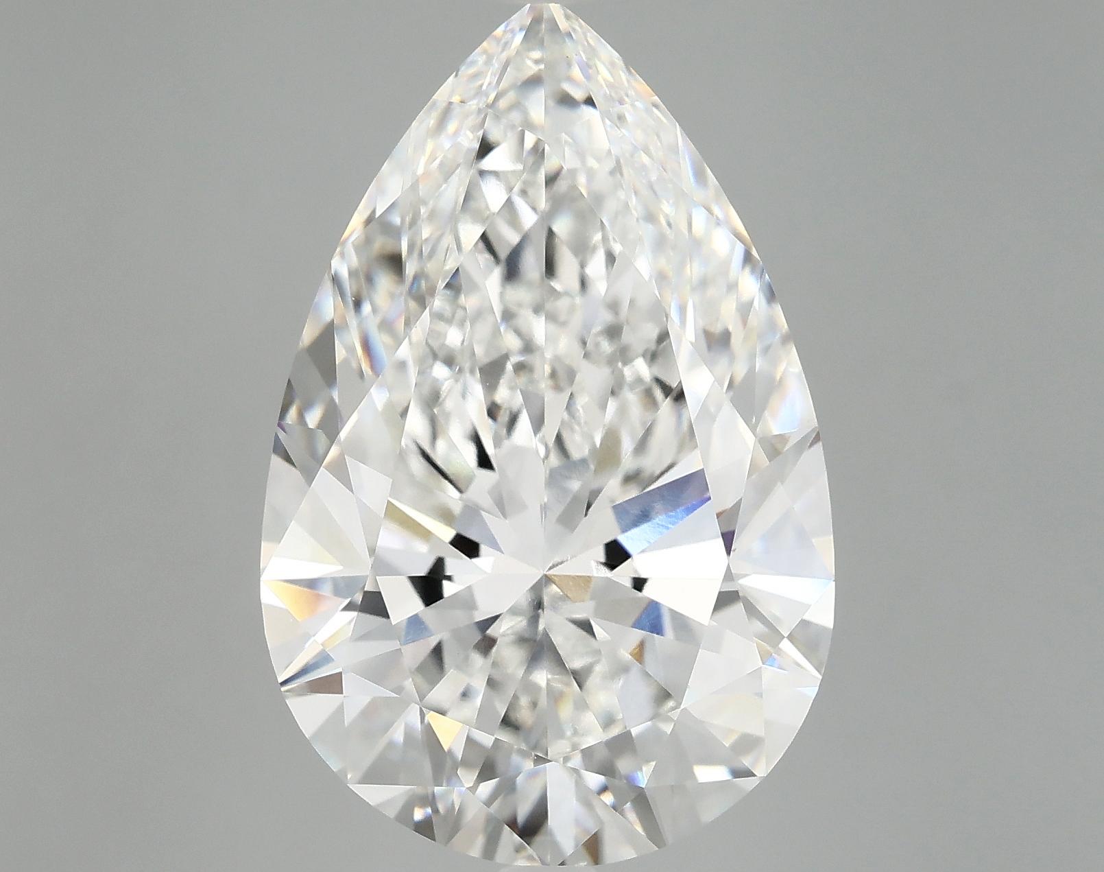 10.45 Carat Pear Shaped Excellent Cut VVS2 IGI Certified Lab Grown Diamond