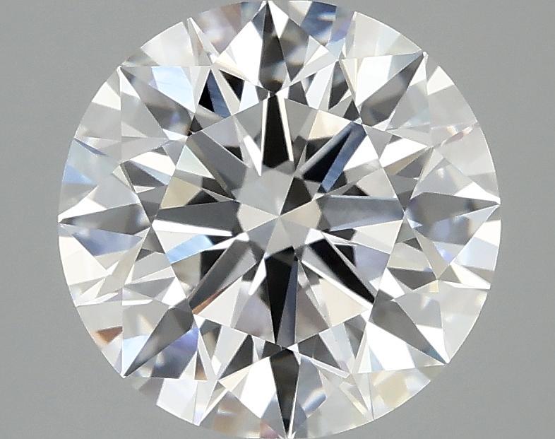 3.08 Carat Round Shaped Ideal Cut VVS2 IGI Certified Lab Grown Diamond
