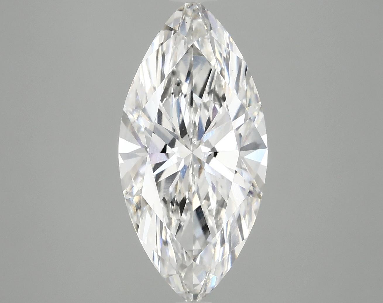 3.06 Carat Marquise Shaped Excellent Cut VS2 IGI Certified Lab Grown Diamond