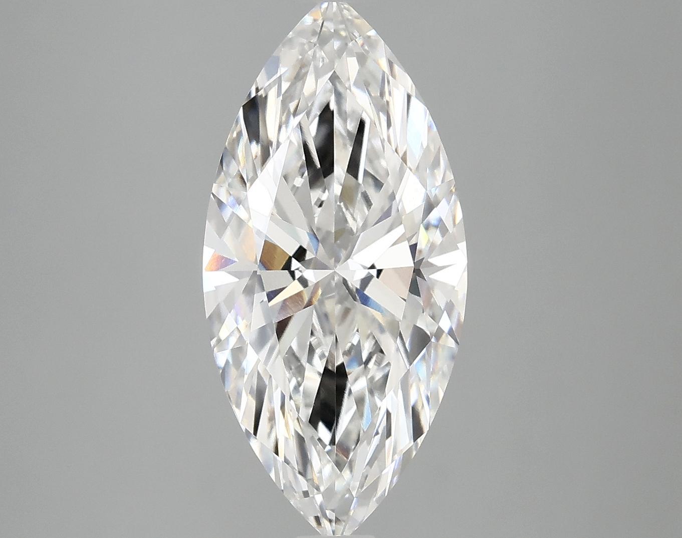 3.52 Carat Marquise Shaped Excellent Cut VS1 IGI Certified Lab Grown Diamond