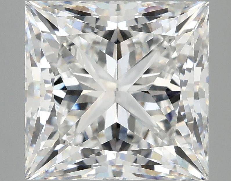 5.09 Carat Princess Shaped Ideal Cut VVS2 IGI Certified Lab Grown Diamond