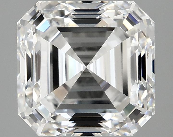 3.84 Carat Asscher Shaped Ideal Cut VVS2 IGI Certified Lab Grown Diamond