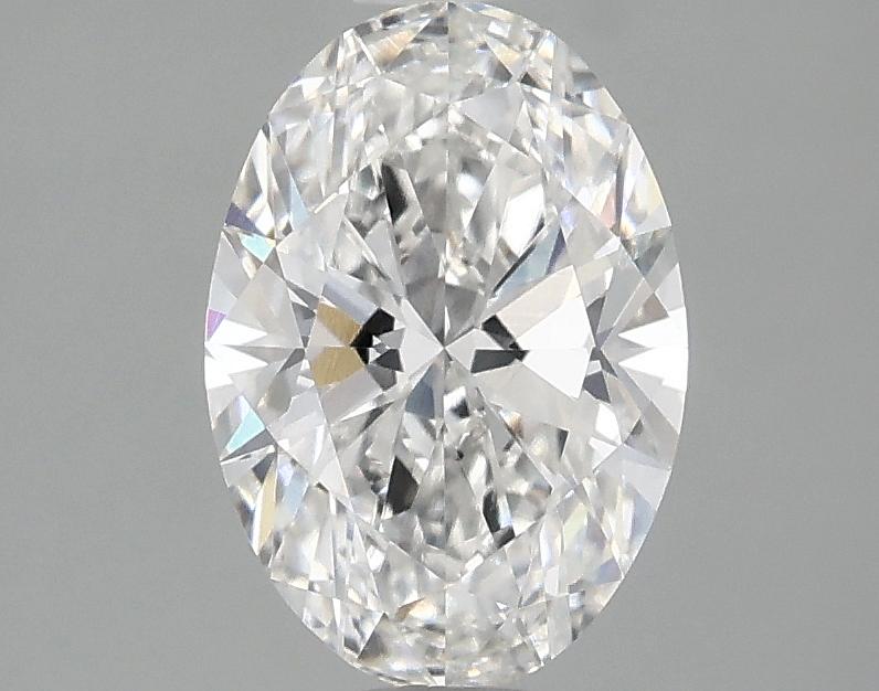 1.45 Carat Oval Shaped Ideal Cut VVS2 IGI Certified Lab Grown Diamond
