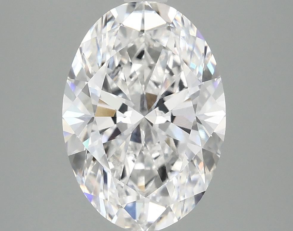 3.1 Carat Oval Shaped Ideal Cut VVS2 IGI Certified Lab Grown Diamond