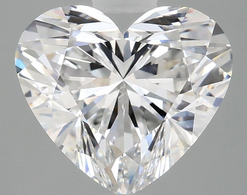 2.97 Carat Heart Shaped Ideal Cut VVS2 IGI Certified Lab Grown Diamond