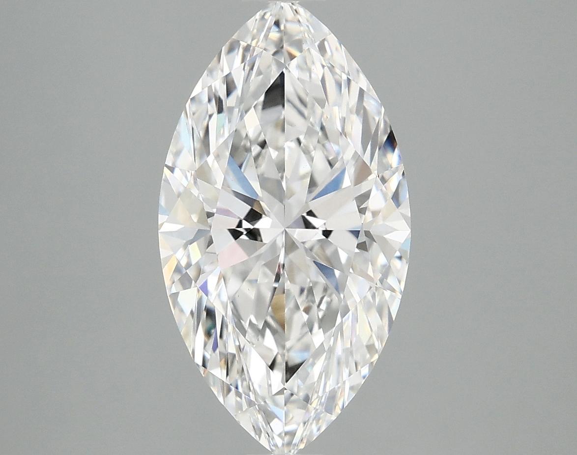 3.08 Carat Marquise Shaped Excellent Cut VVS2 IGI Certified Lab Grown Diamond