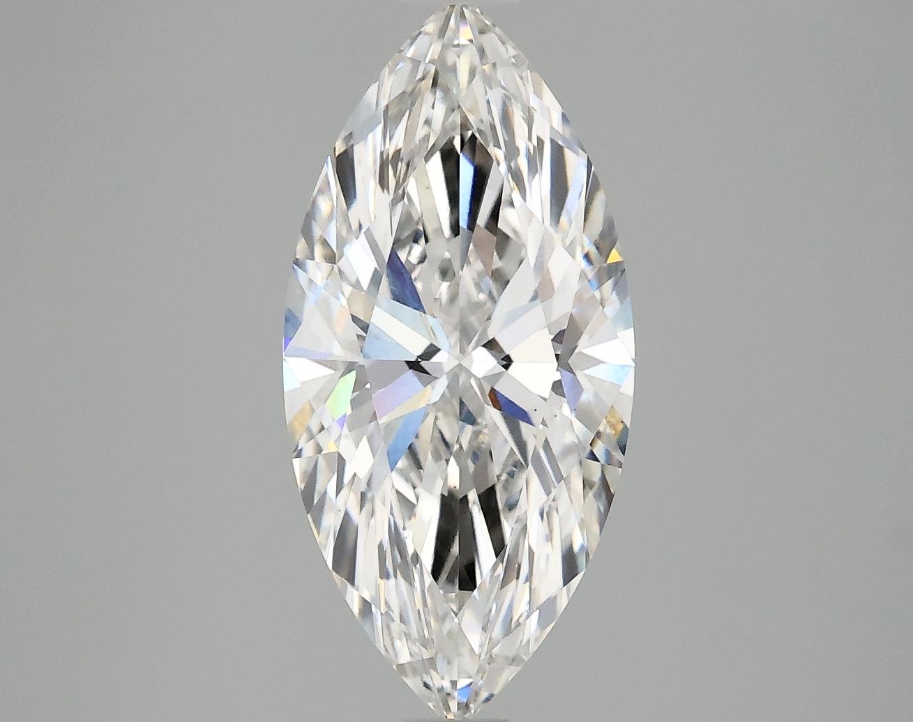 3.05 Carat Marquise Shaped Excellent Cut VS1 IGI Certified Lab Grown Diamond