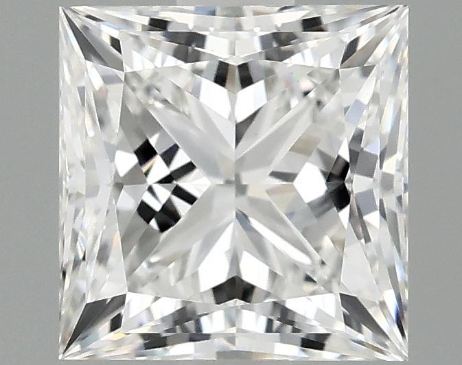 1.58 Carat Princess Shaped Ideal Cut VVS2 IGI Certified Lab Grown Diamond