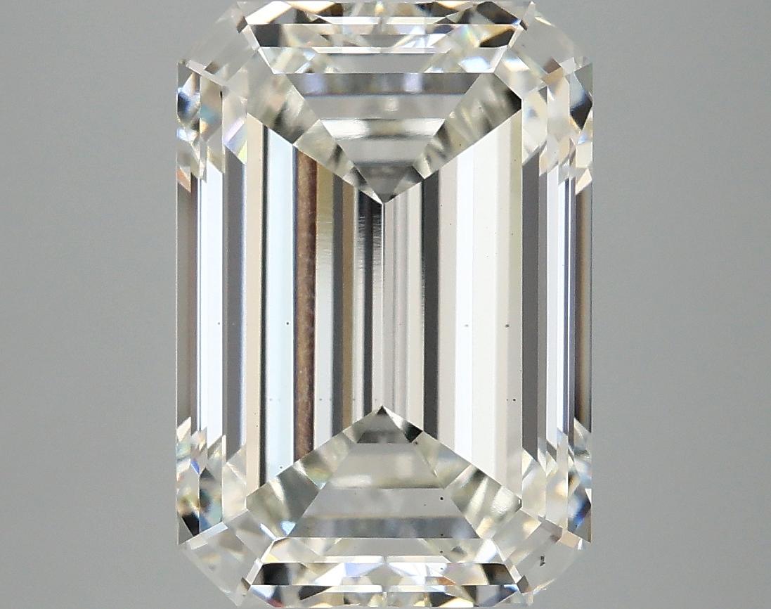 5.95 Carat Emerald Shaped Ideal Cut VS2 IGI Certified Lab Grown Diamond