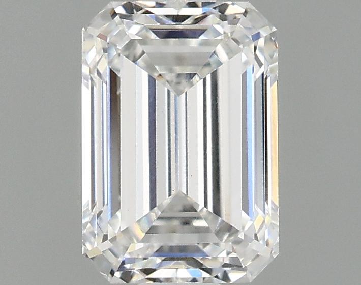 0.97 Carat Emerald Shaped Ideal Cut VVS2 IGI Certified Lab Grown Diamond