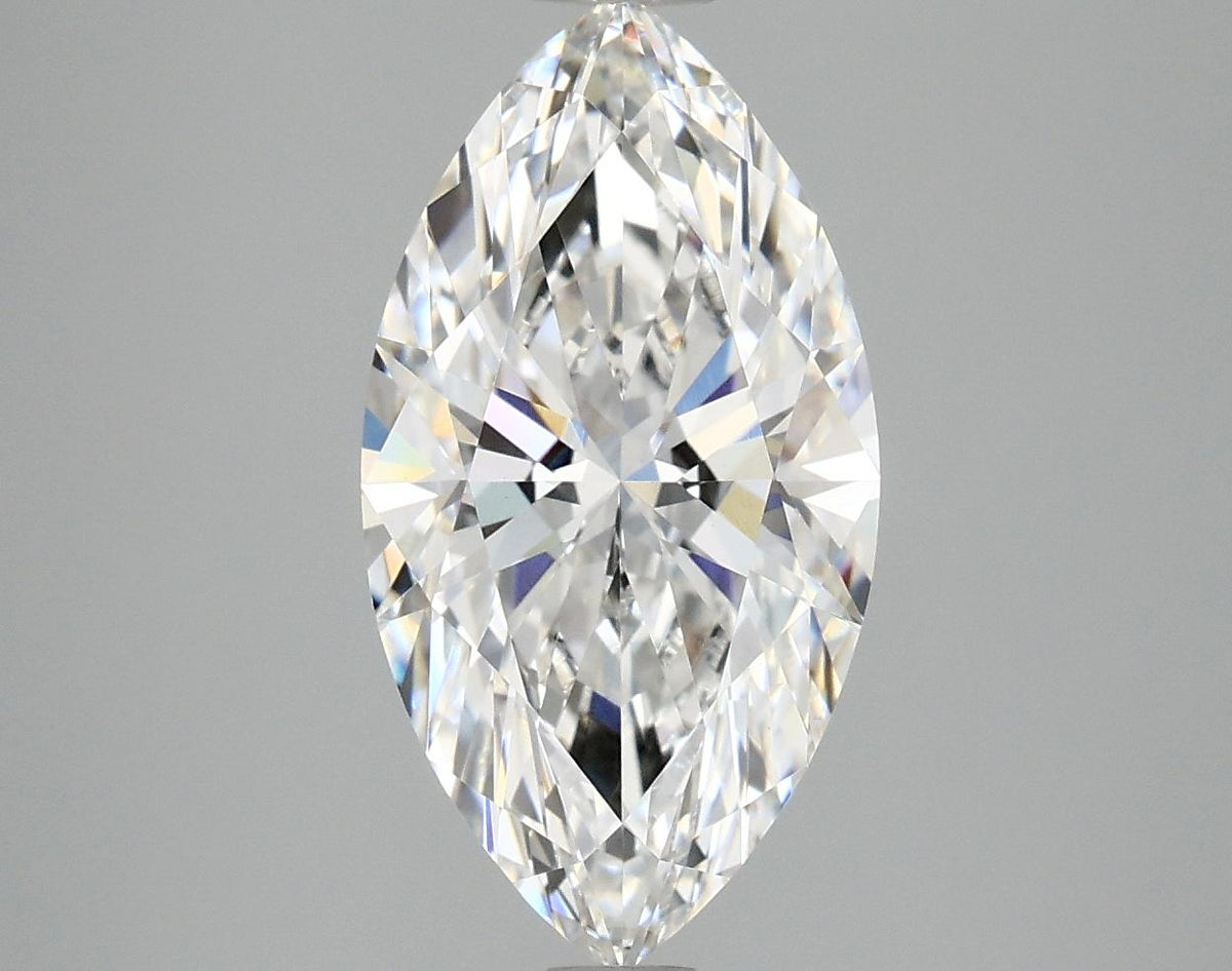 3.09 Carat Marquise Shaped Excellent Cut VVS2 IGI Certified Lab Grown Diamond