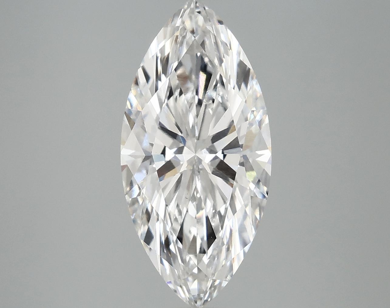 3.1 Carat Marquise Shaped Excellent Cut VVS2 IGI Certified Lab Grown Diamond