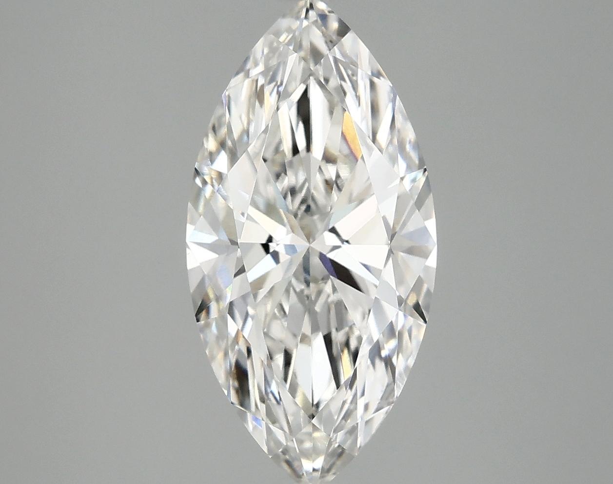 3.08 Carat Marquise Shaped Ideal Cut VVS2 IGI Certified Lab Grown Diamond