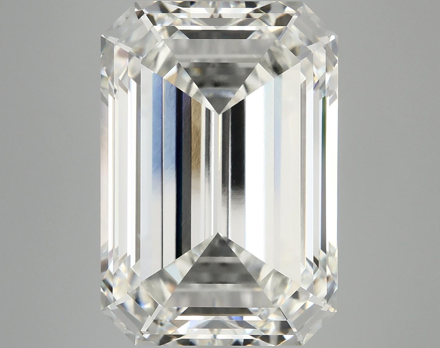 14.95 Carat Emerald Shaped Ideal Cut VVS2 IGI Certified Lab Grown Diamond