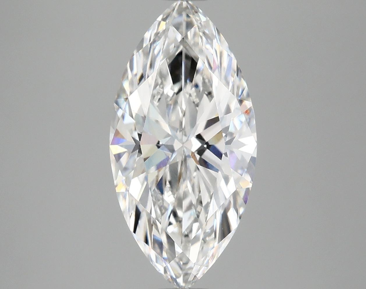 3.1 Carat Marquise Shaped Ideal Cut VVS2 IGI Certified Lab Grown Diamond