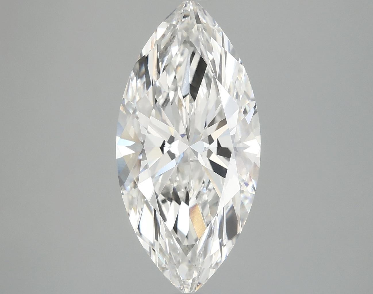 3.08 Carat Marquise Shaped Excellent Cut VS1 IGI Certified Lab Grown Diamond