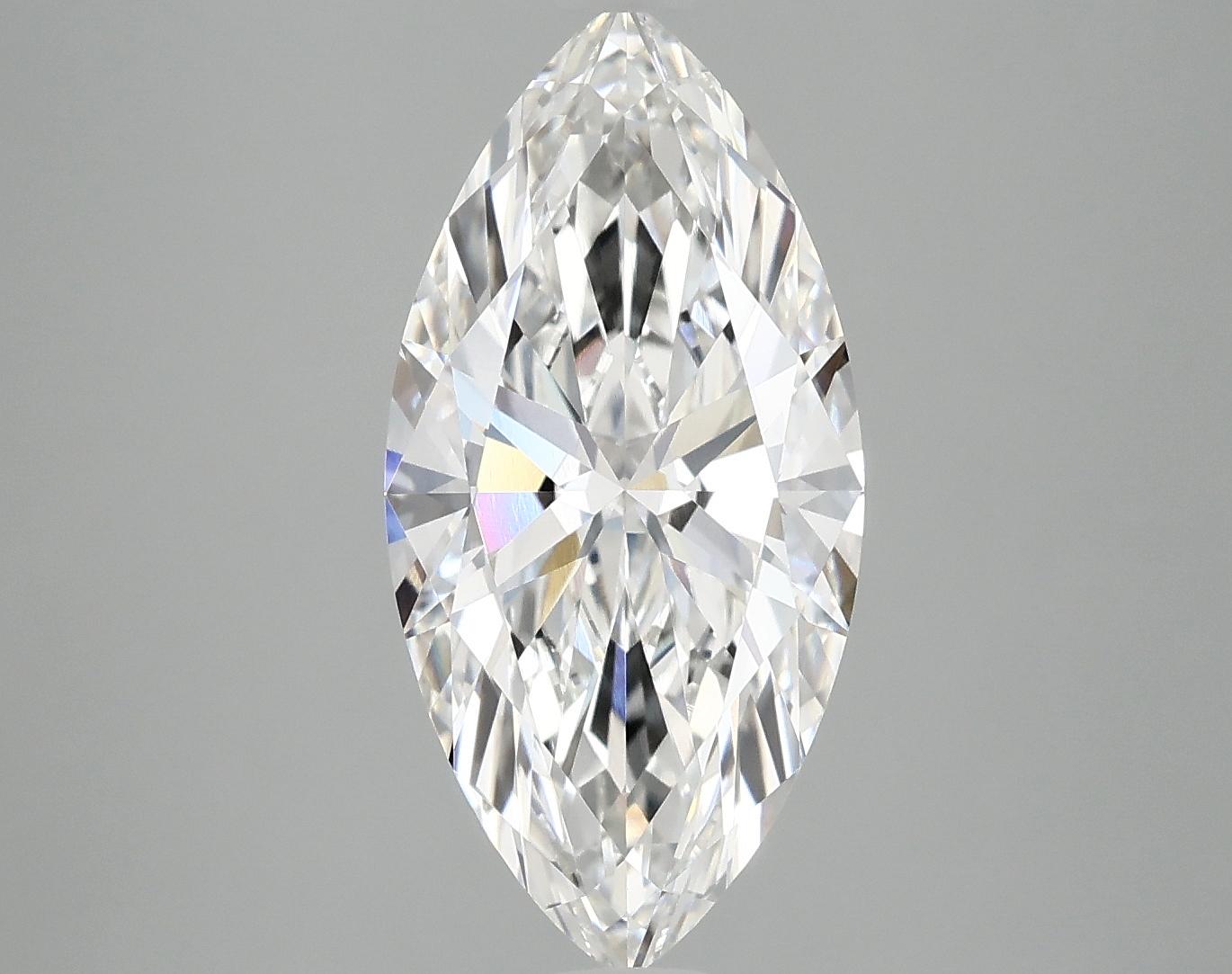 3.01 Carat Marquise Shaped Ideal Cut VVS1 IGI Certified Lab Grown Diamond