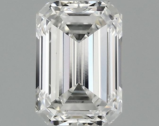 0.98 Carat Emerald Shaped Ideal Cut VVS2 IGI Certified Lab Grown Diamond