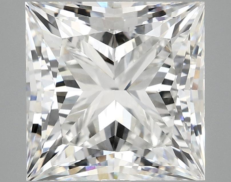 5.07 Carat Princess Shaped Ideal Cut VVS2 IGI Certified Lab Grown Diamond