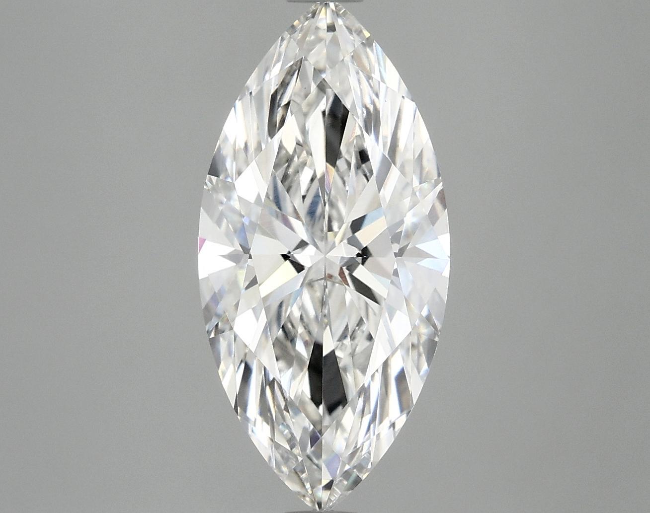3.07 Carat Marquise Shaped Excellent Cut VS1 IGI Certified Lab Grown Diamond