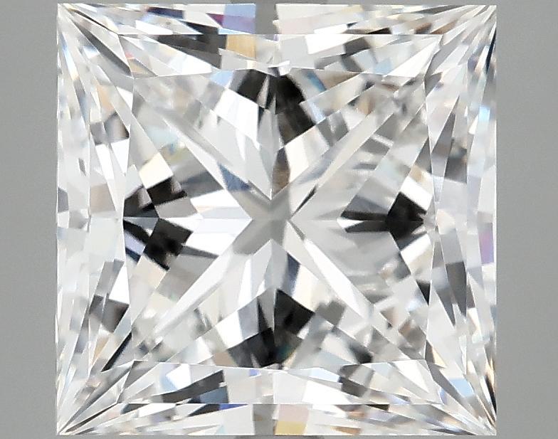 5.08 Carat Princess Shaped Ideal Cut VVS2 IGI Certified Lab Grown Diamond