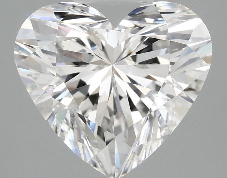 3.09 Carat Heart Shaped Ideal Cut VS2 IGI Certified Lab Grown Diamond