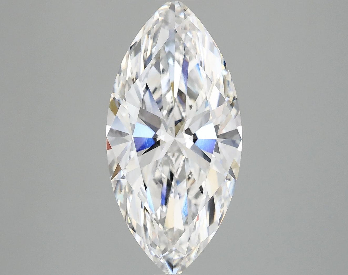 3.03 Carat Marquise Shaped Excellent Cut VVS2 IGI Certified Lab Grown Diamond