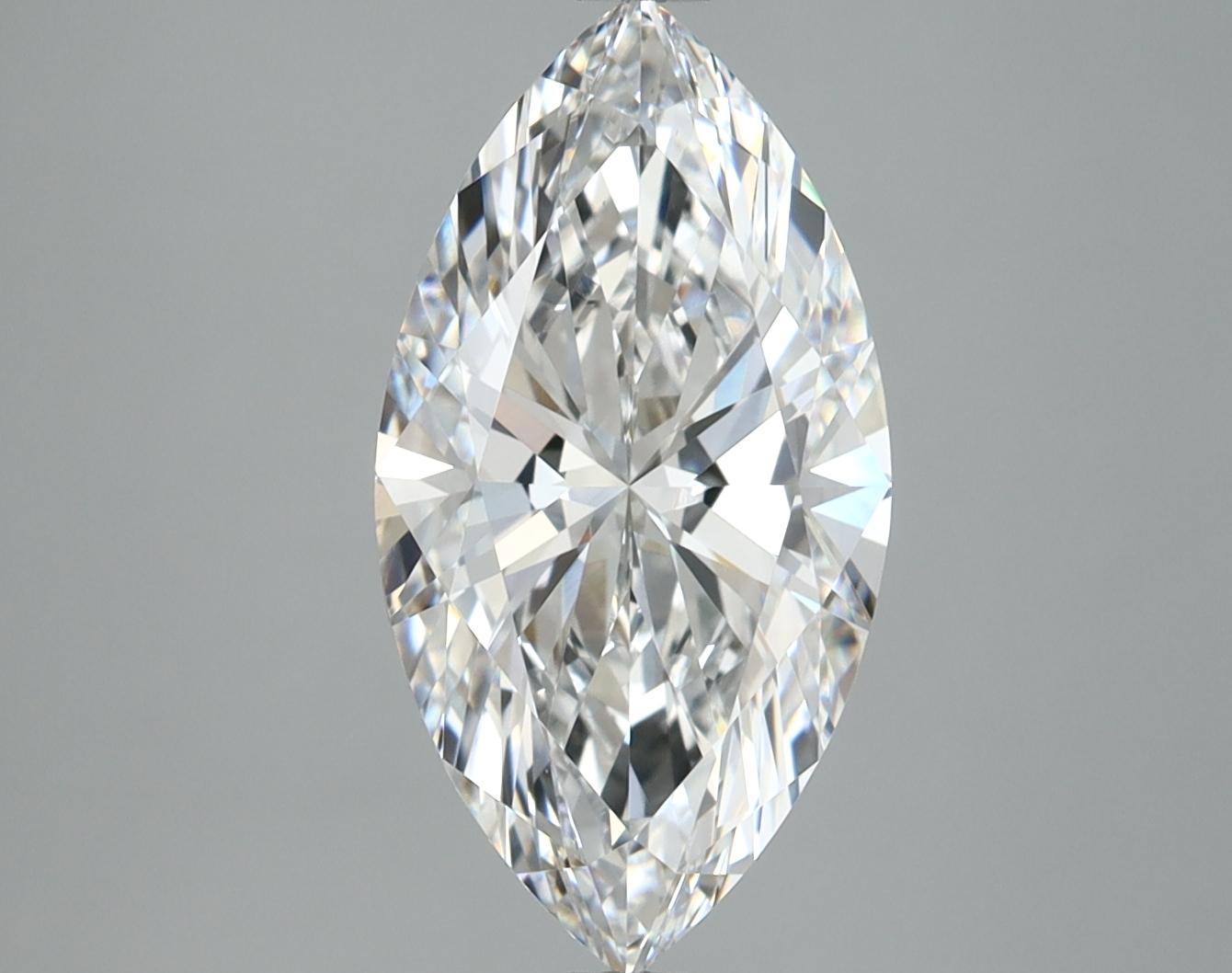 1.97 Carat Marquise Shaped Excellent Cut VS2 IGI Certified Lab Grown Diamond