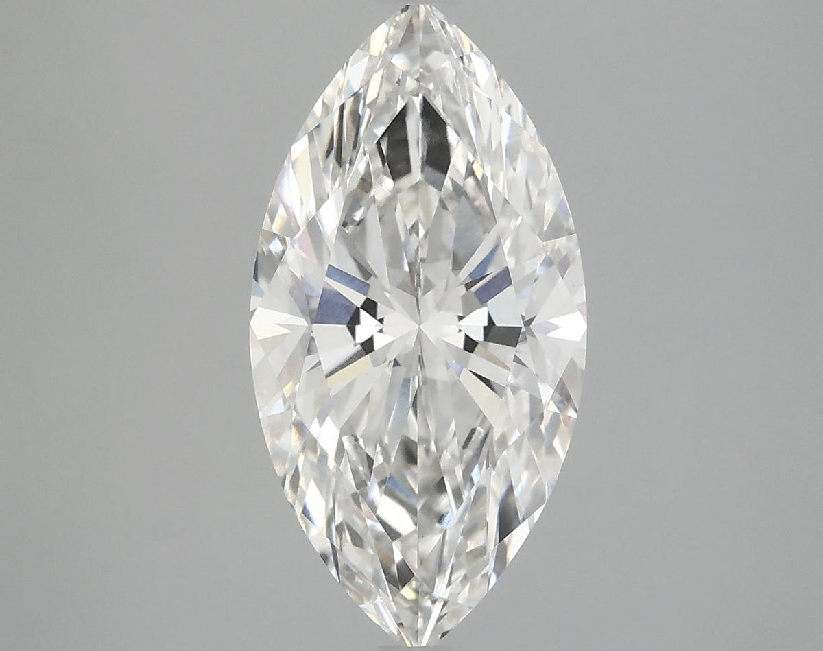 3.06 Carat Marquise Shaped Ideal Cut VVS2 IGI Certified Lab Grown Diamond