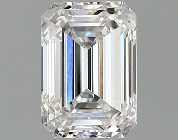 0.97 Carat Emerald Shaped Ideal Cut VVS2 IGI Certified Lab Grown Diamond
