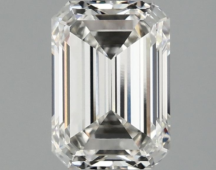 2.08 Carat Emerald Shaped Ideal Cut VVS2 IGI Certified Lab Grown Diamond