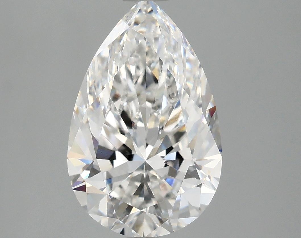 3.06 Carat Pear Shaped Ideal Cut VVS2 IGI Certified Lab Grown Diamond