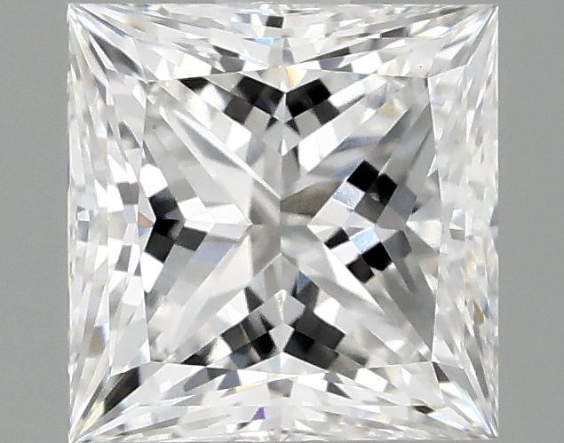 2.03 Carat Princess Shaped Ideal Cut VVS2 IGI Certified Lab Grown Diamond